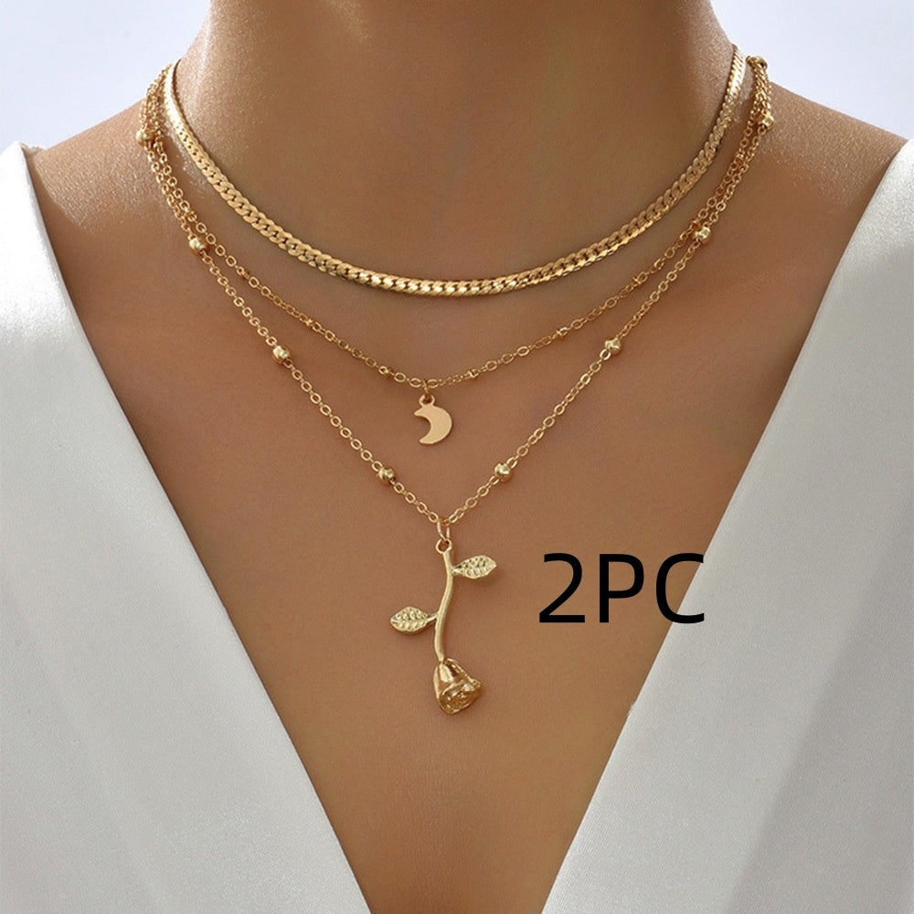 Lunar Rose Necklace