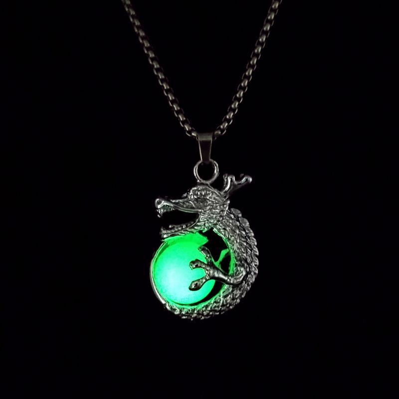 Moonfire Dragon Necklace