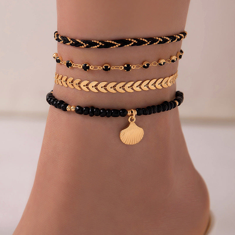 Golden Tide Anklets