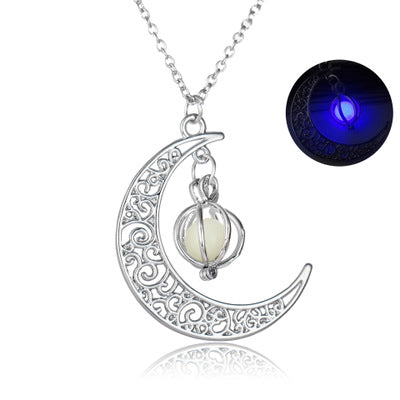 Moonveil Lantern Necklace