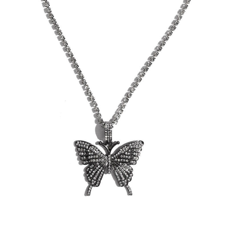 Velvet Butterfly Choker