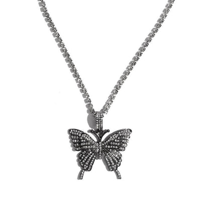Velvet Butterfly Choker