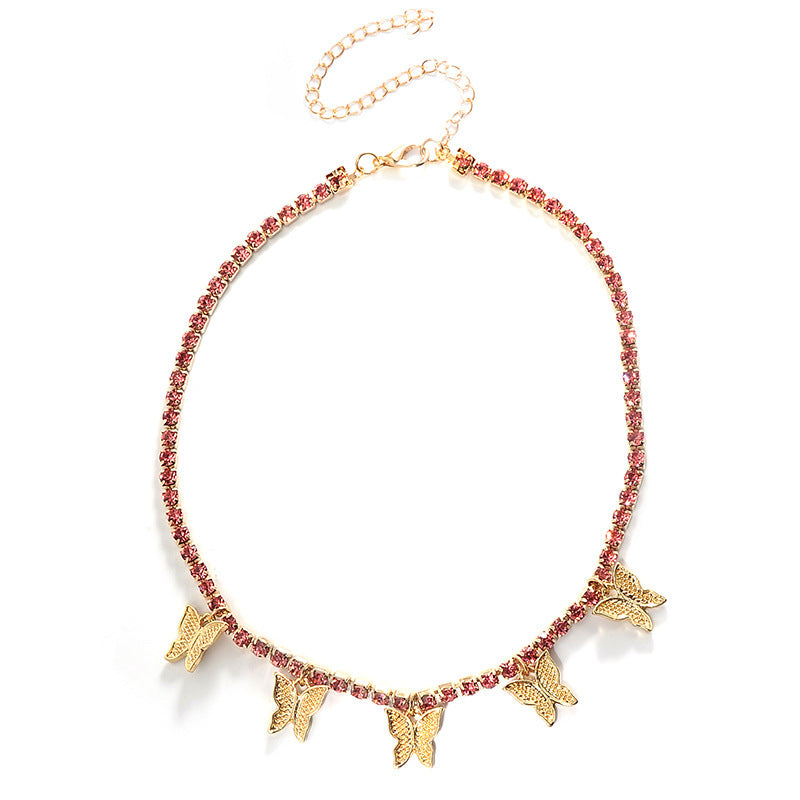 Velvet Butterfly Choker
