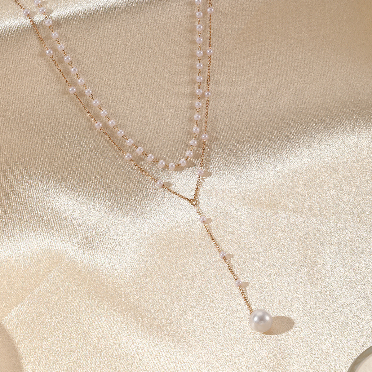 Pearl Cascade Necklace