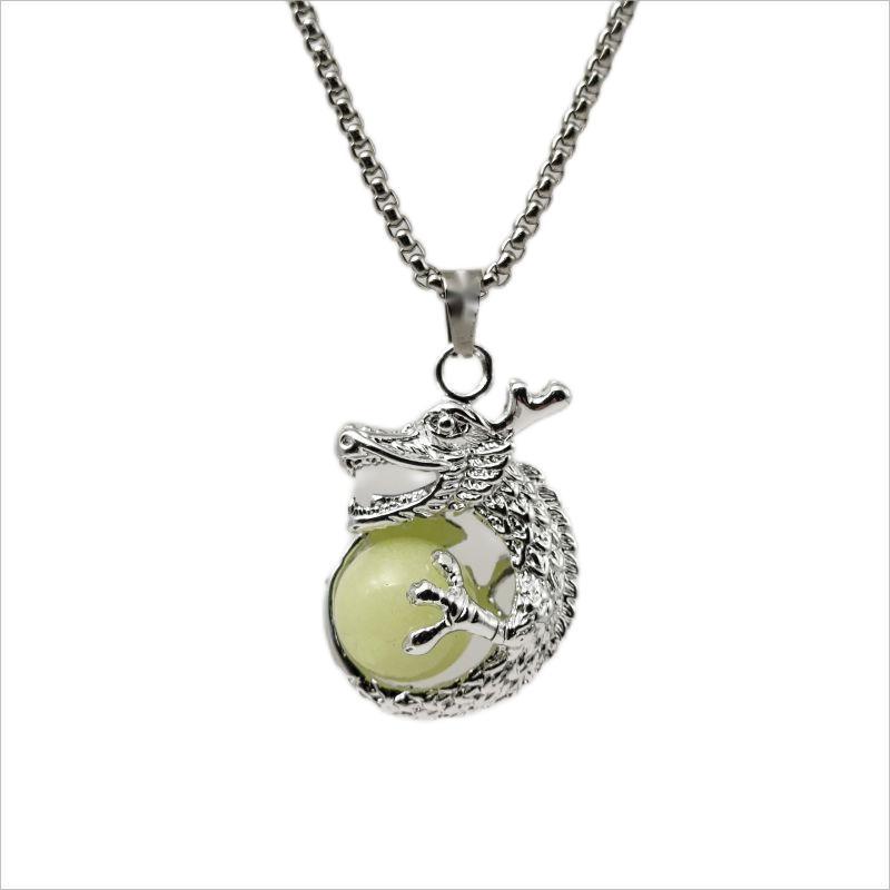 Moonfire Dragon Necklace