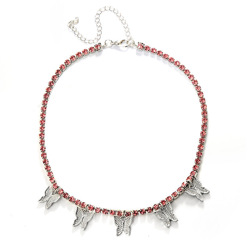 Velvet Butterfly Choker