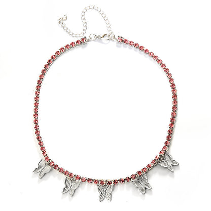 Velvet Butterfly Choker