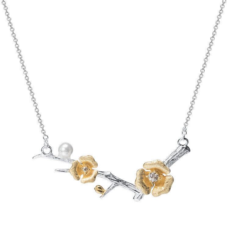 Moonveil Floral Pendant
