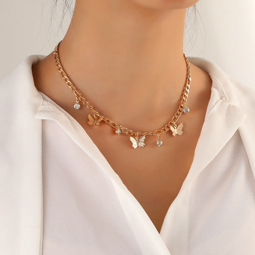 Golden Flutter Necklace