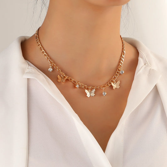 Golden Flutter Necklace
