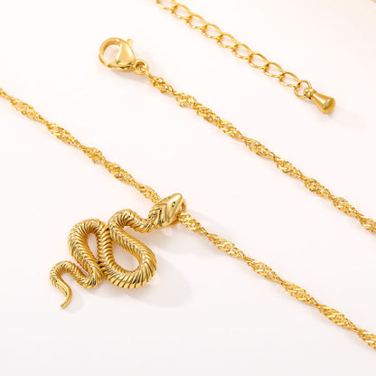 Lunar Snake Pendant