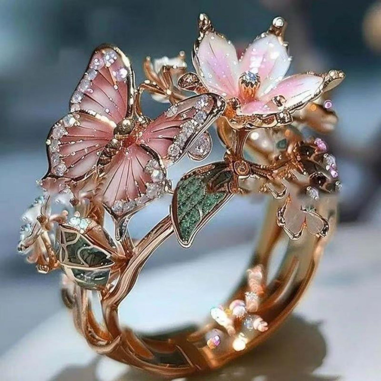 Moonblossom Ring