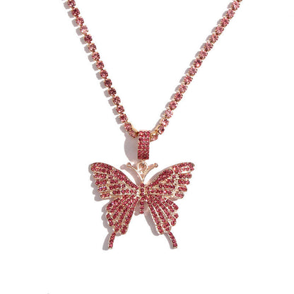 Velvet Butterfly Choker