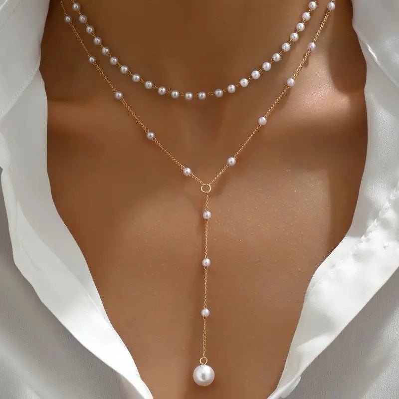 Pearl Cascade Necklace