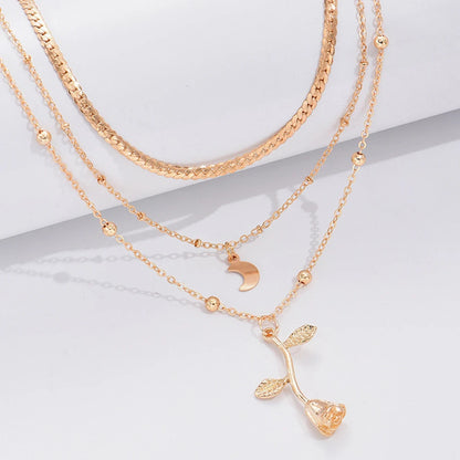 Lunar Rose Necklace