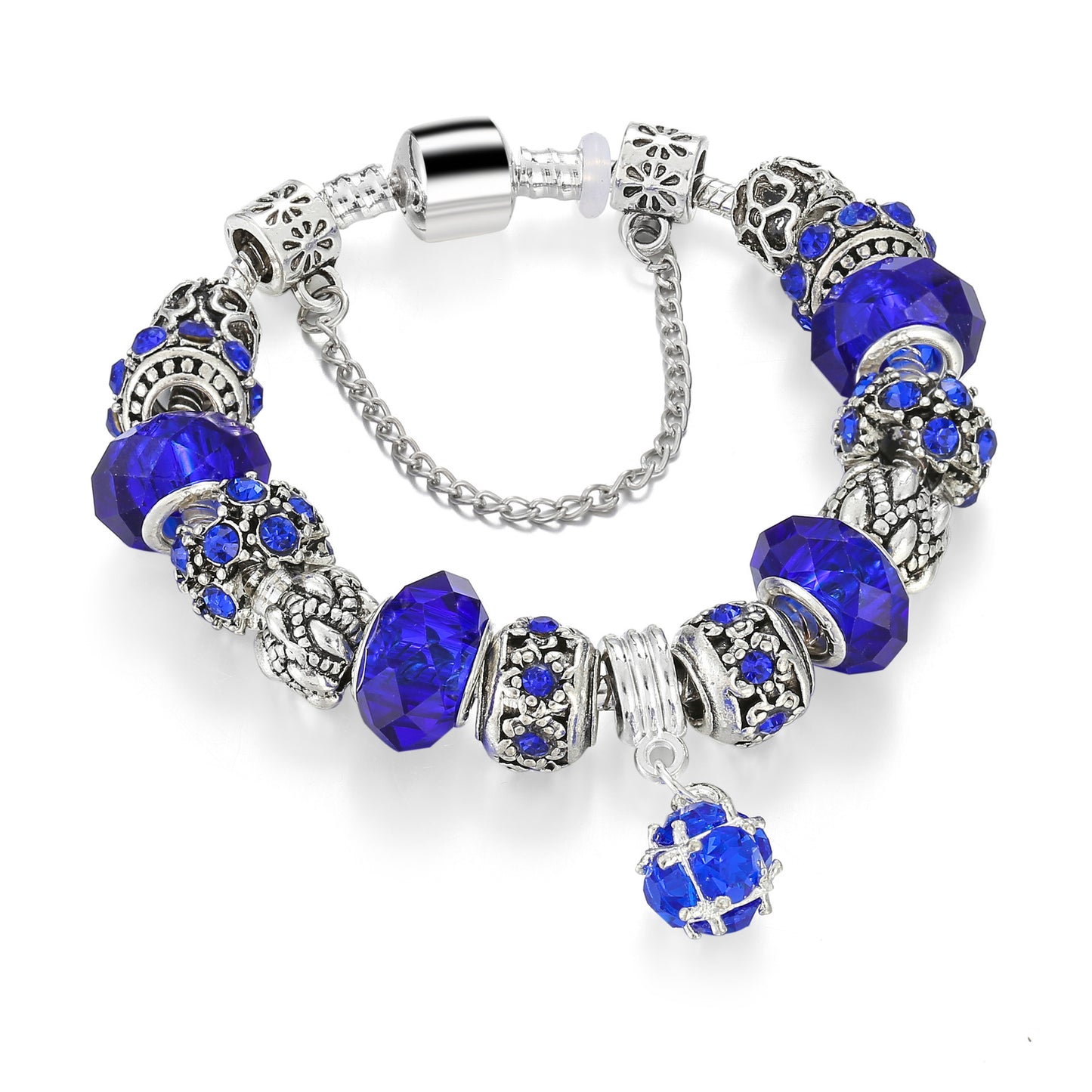 Moonora Royal Violet Charm Bracelet