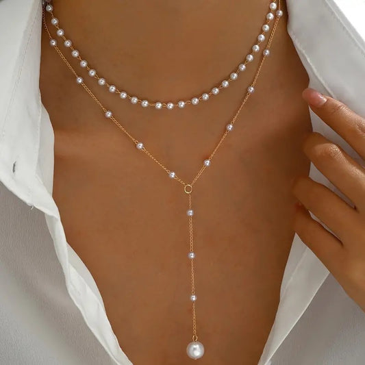 Pearl Cascade Necklace