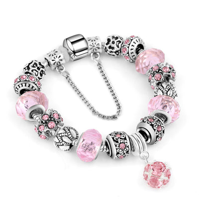 Moonora Royal Violet Charm Bracelet