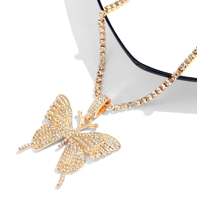 Velvet Butterfly Choker