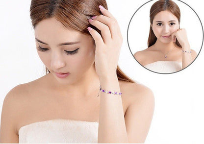 Amethyst Veil bracelet