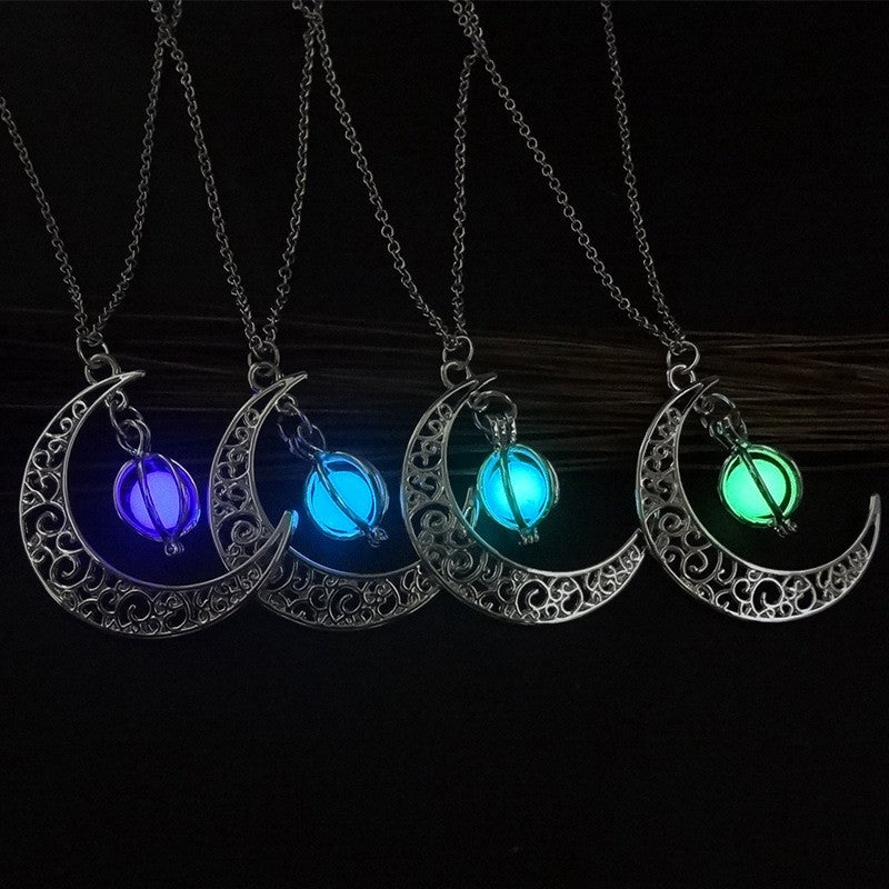 Moonveil Lantern Necklace