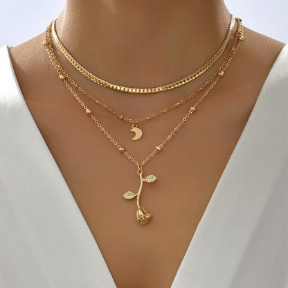 Lunar Rose Necklace