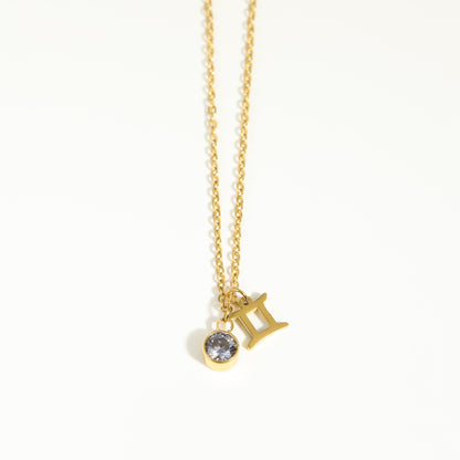 Moonora Zodiac Charm Necklace