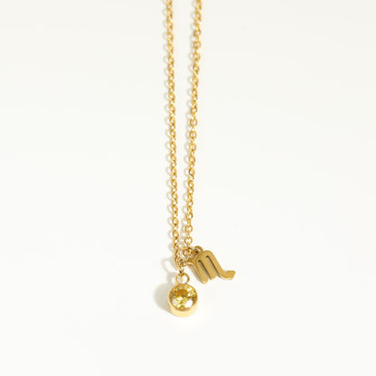 Moonora Zodiac Charm Necklace