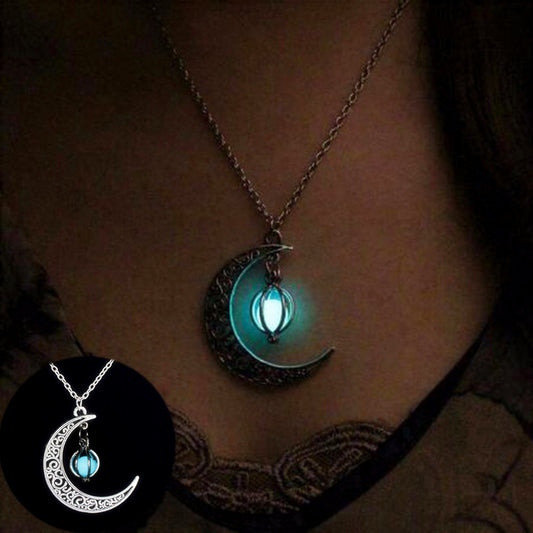 Moonveil Lantern Necklace