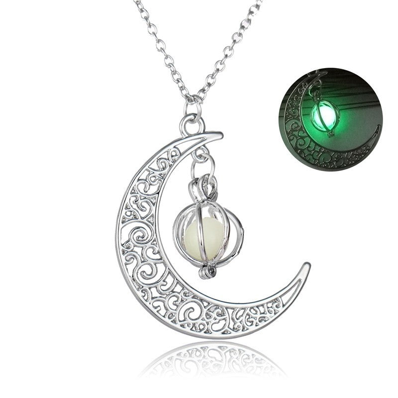 Moonveil Lantern Necklace