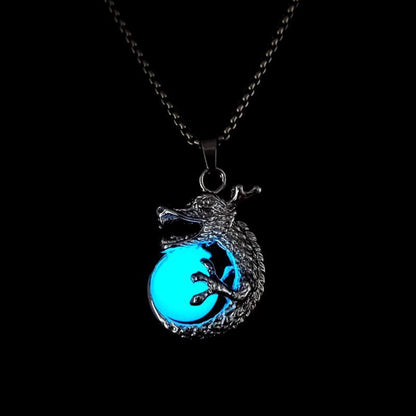 Moonfire Dragon Necklace
