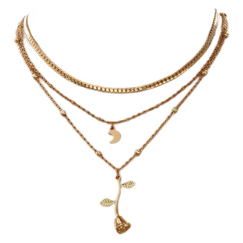 Lunar Rose Necklace