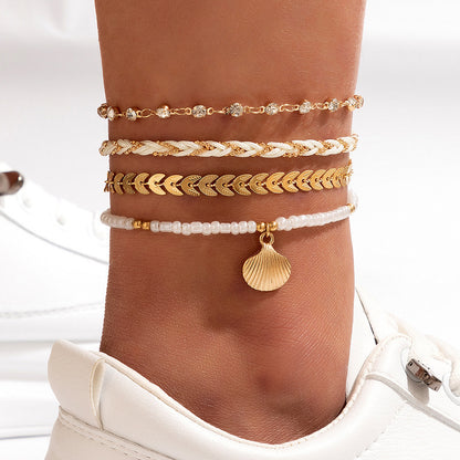 Golden Tide Anklets