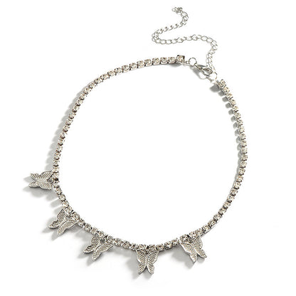Velvet Butterfly Choker