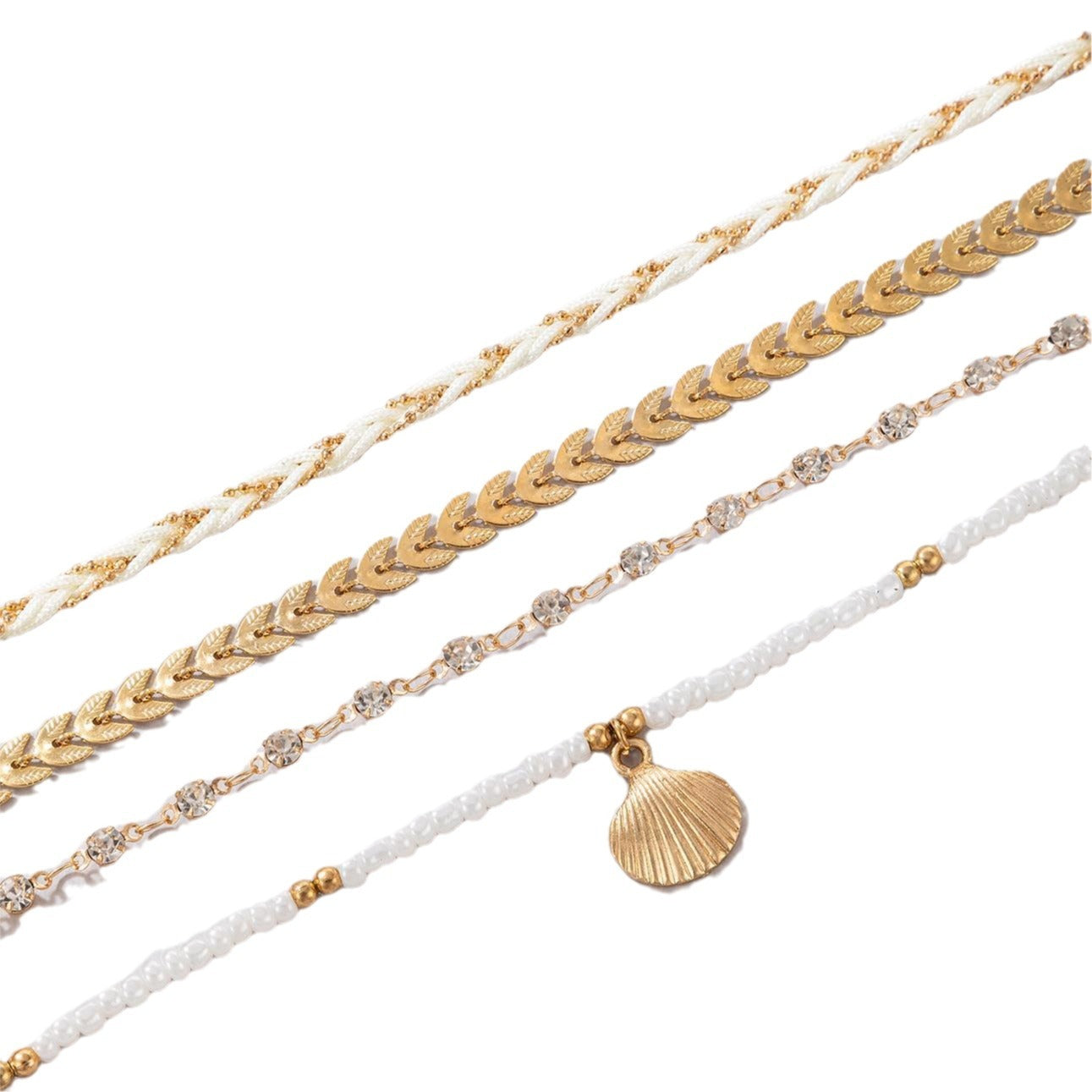 Golden Tide Anklets