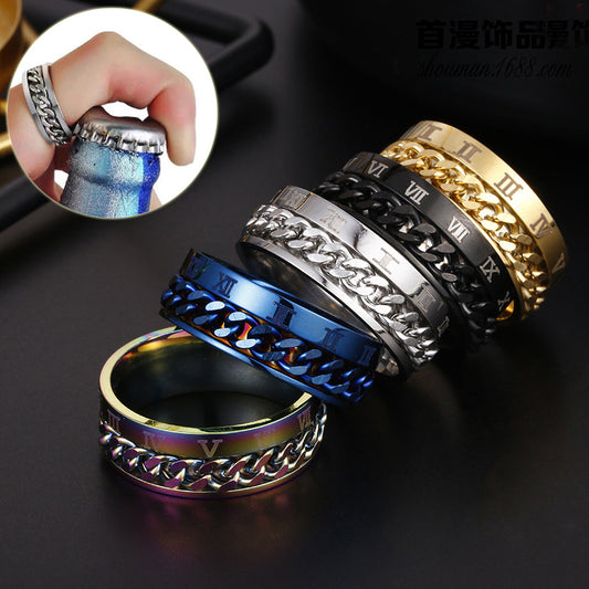 Roman Noir Ring