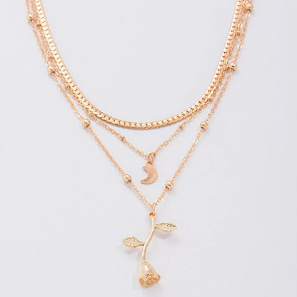 Lunar Rose Necklace