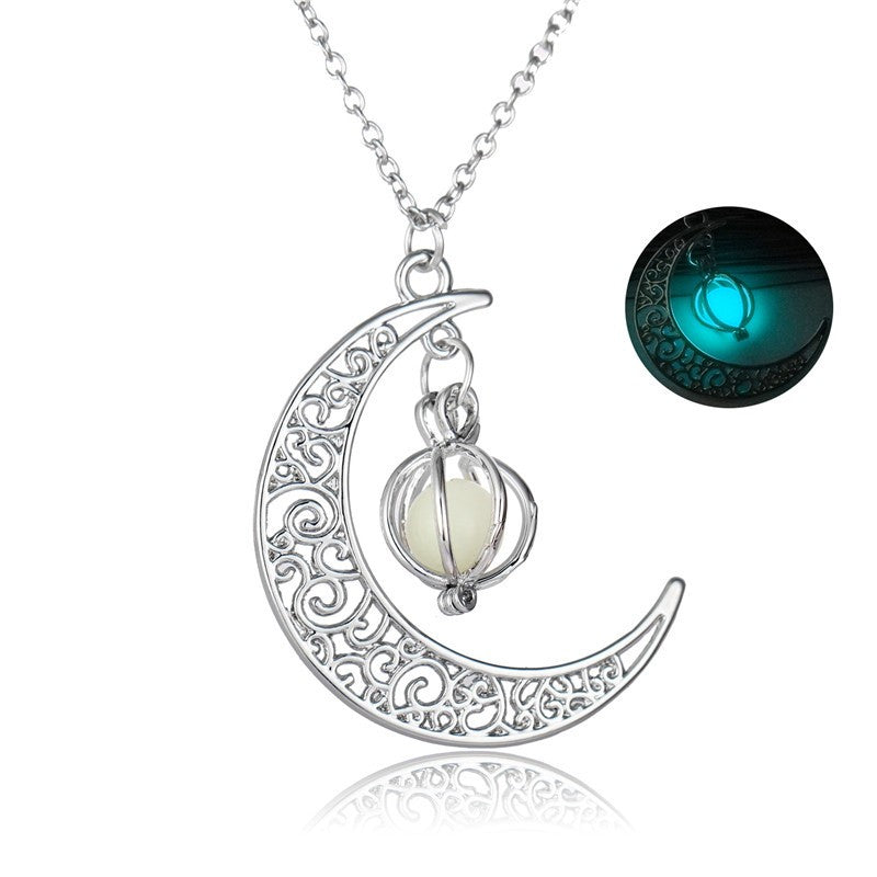 Moonveil Lantern Necklace