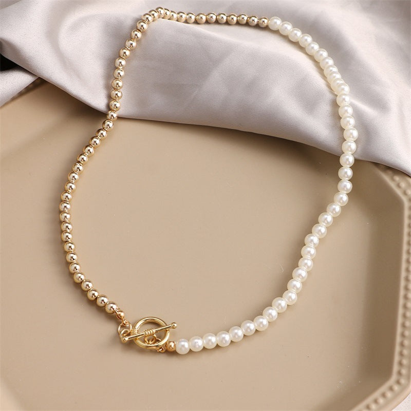 Eclipse Circle Necklace-Golden Aura Layered Necklace