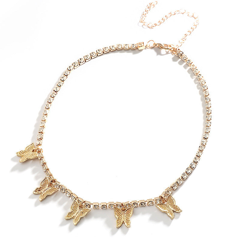 Velvet Butterfly Choker