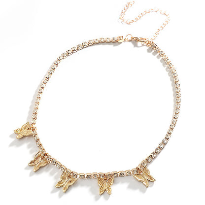 Velvet Butterfly Choker