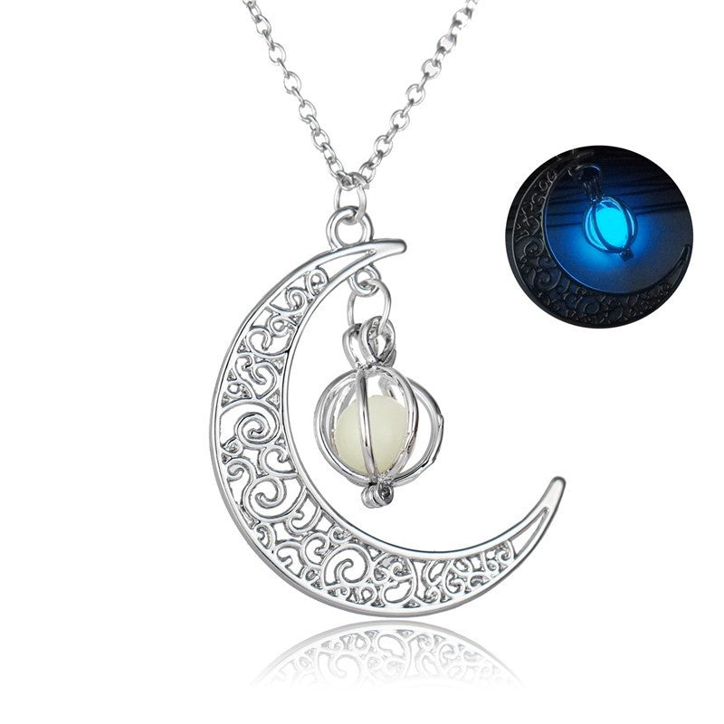 Moonveil Lantern Necklace