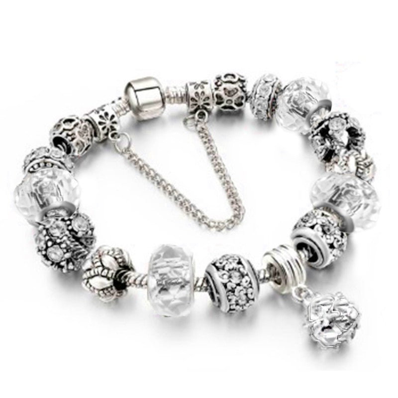Moonora Royal Violet Charm Bracelet