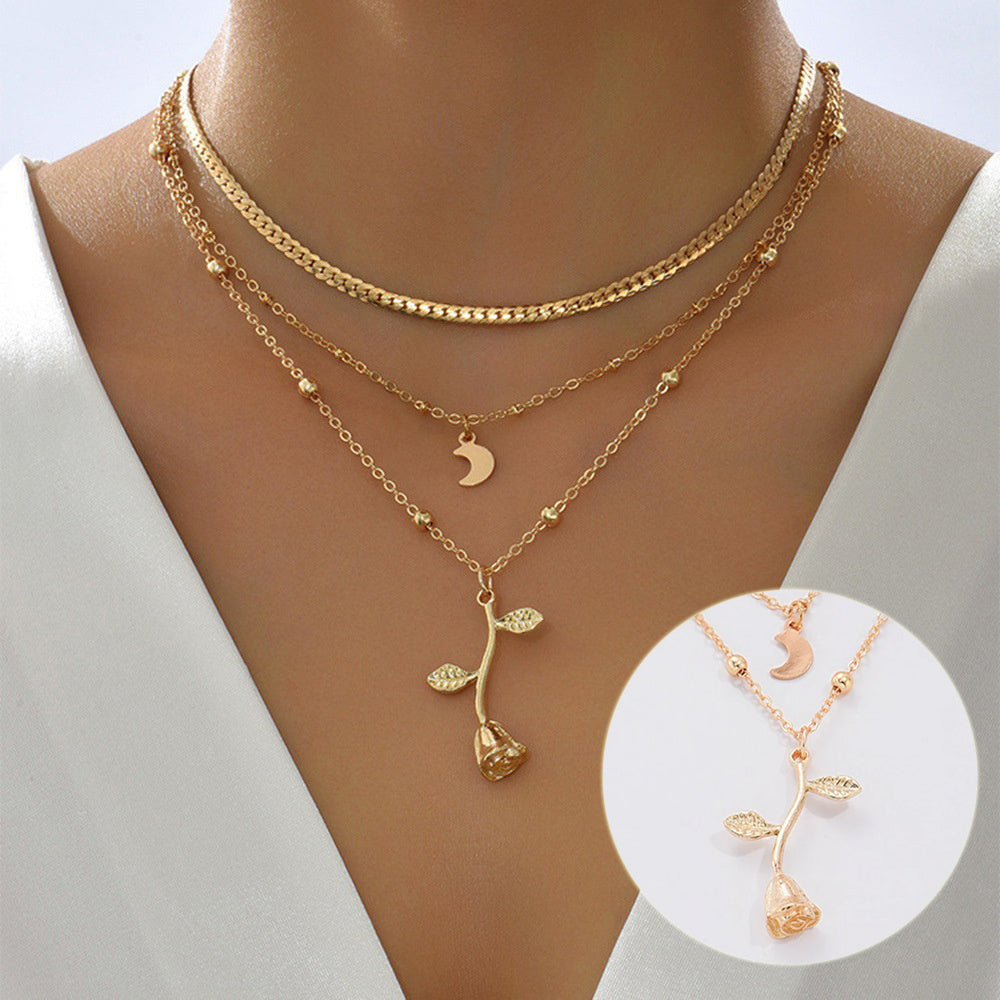 Lunar Rose Necklace