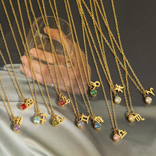 Moonora Zodiac Charm Necklace