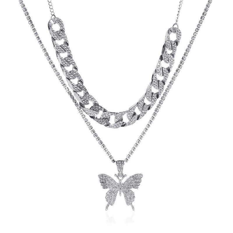 Velvet Butterfly Choker