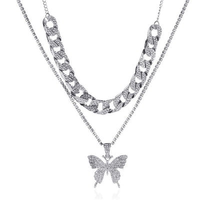 Velvet Butterfly Choker