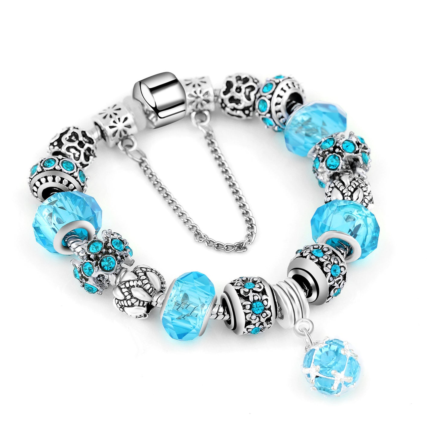 Moonora Royal Violet Charm Bracelet