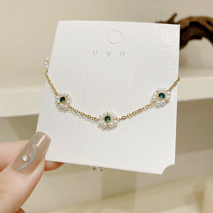 Emerald Bloom Bracelet