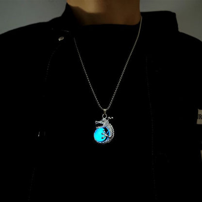 Moonfire Dragon Necklace